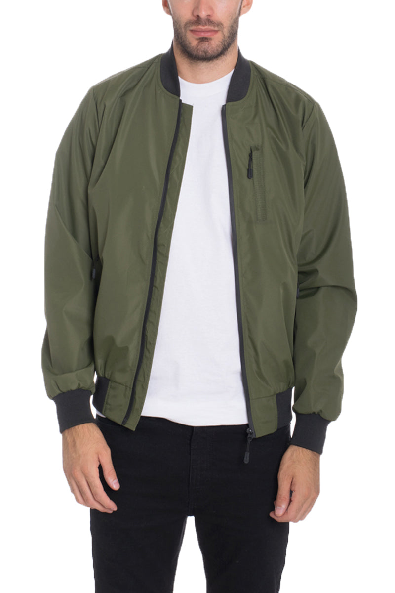 Dimple Bomber Jacket