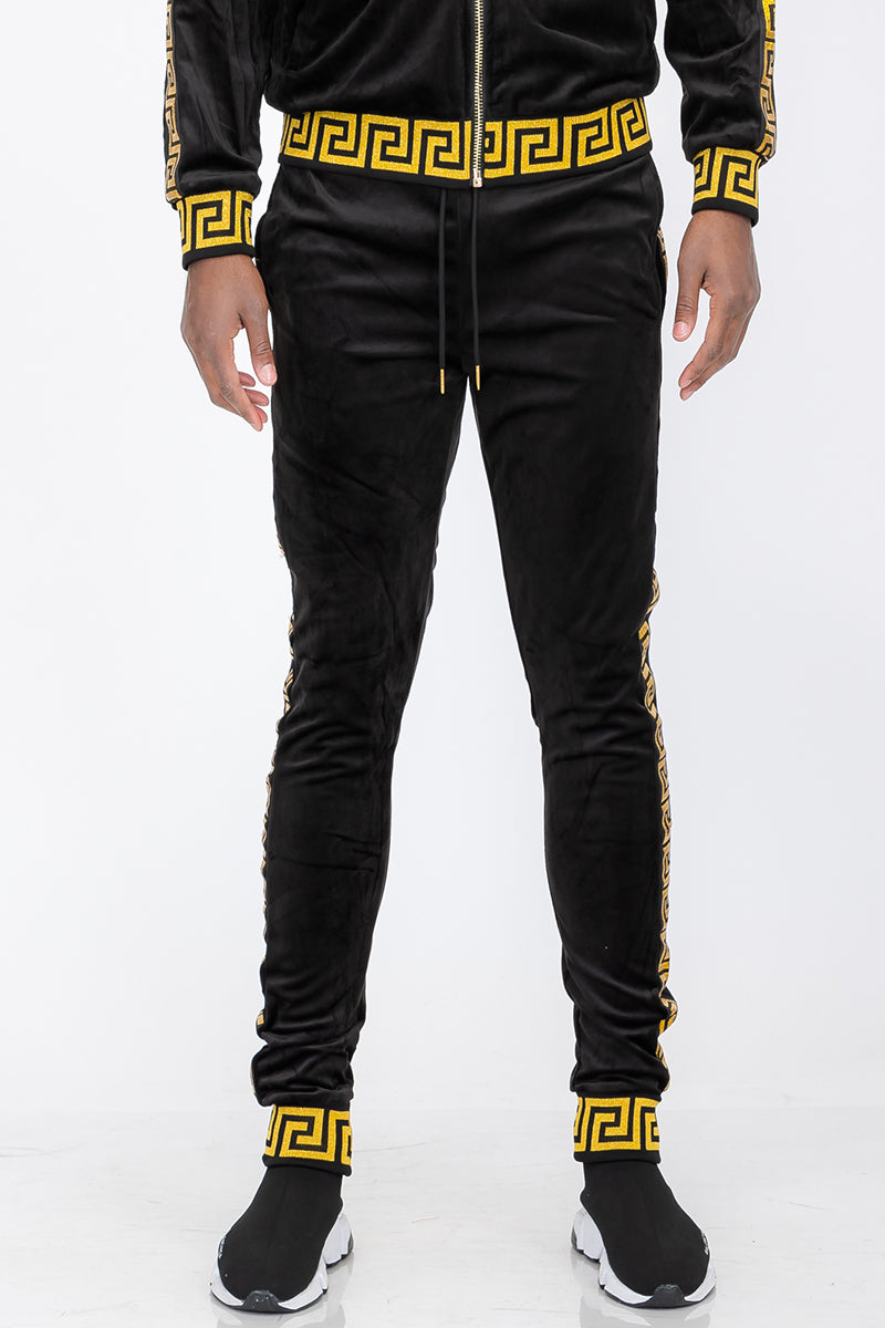 Status Velour Track Pants