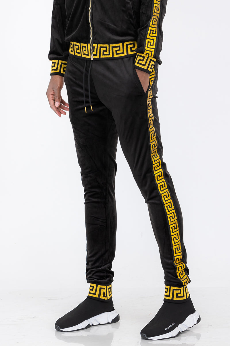 Status Velour Track Pants