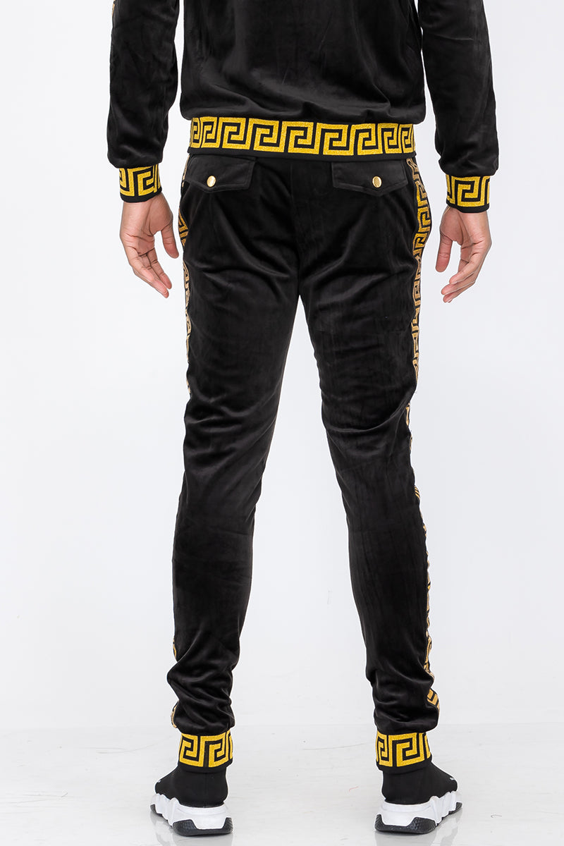 Status Velour Track Pants