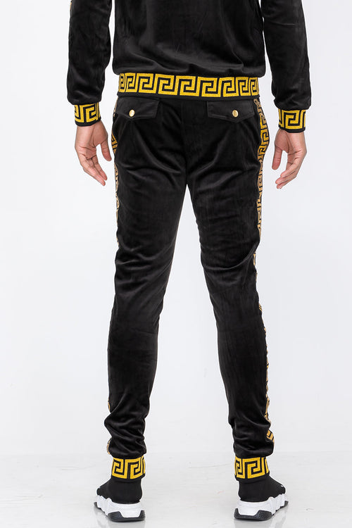 Status Velour Track Pants