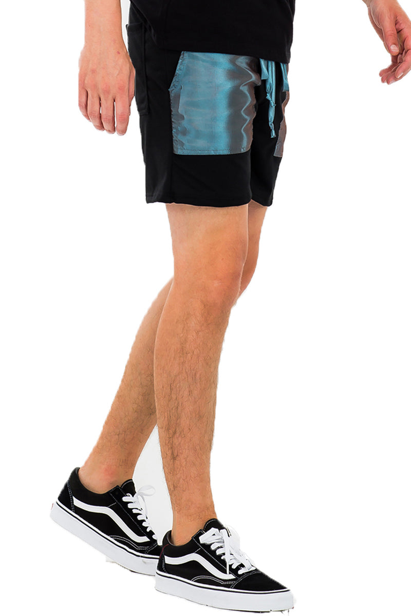 COTTON PEACOCK CUTOUT SHORTS