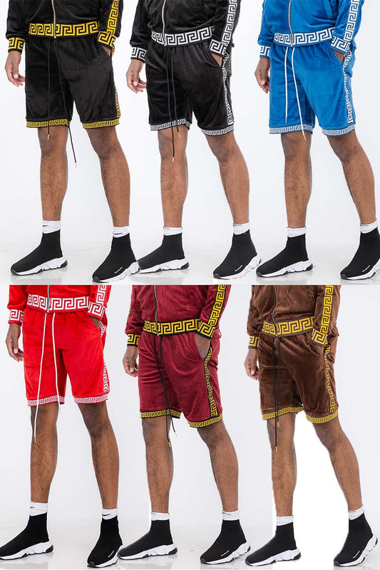 Status Velour Shorts