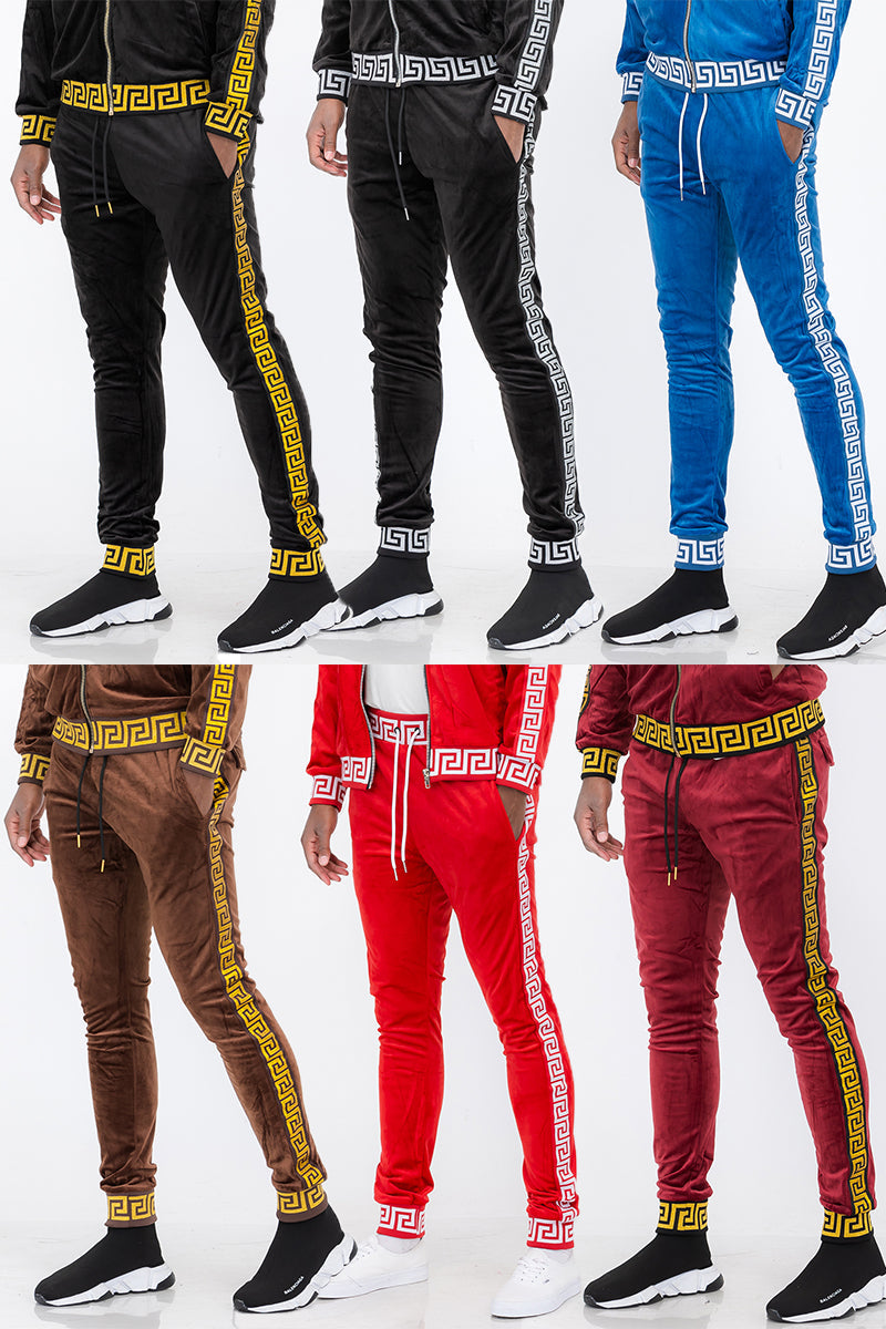 Status Velour Track Pants