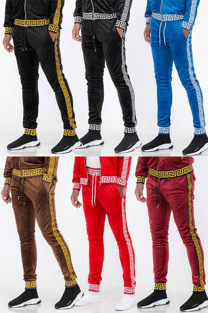 Status Velour Track Pants