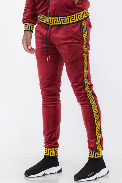 Status Velour Track Pants